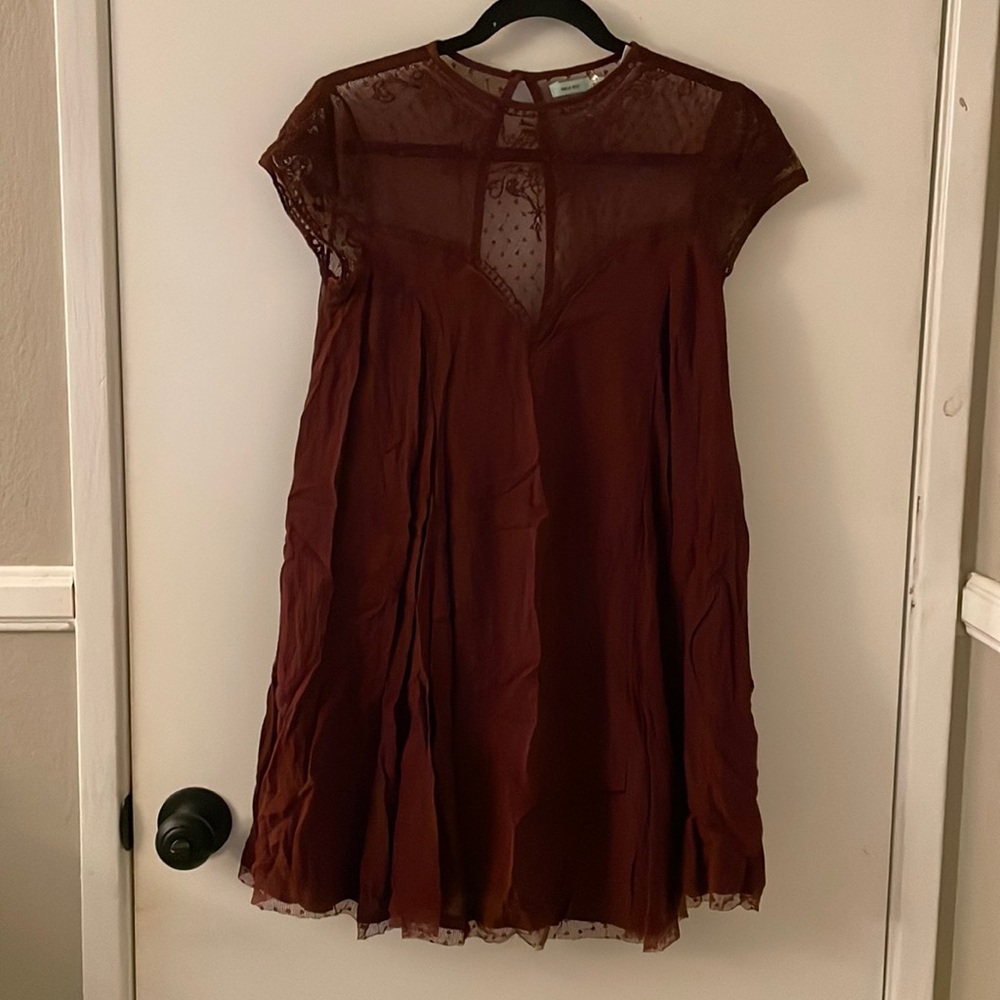 Urban Outfitters lace cap sleeve dress